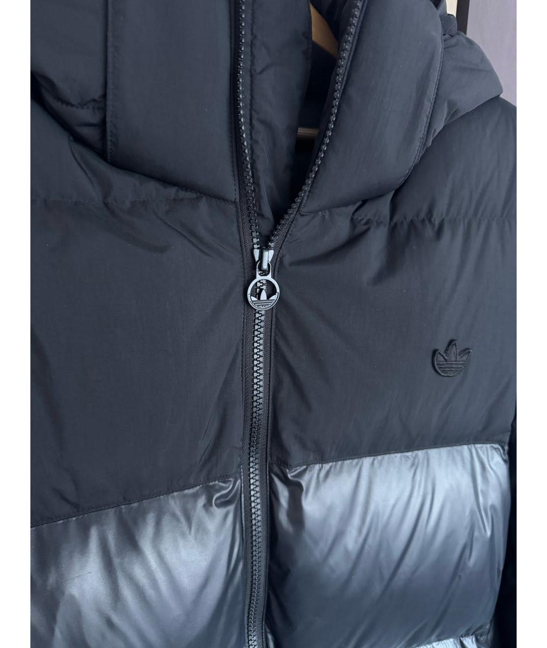 ADIDAS Черный полиэстеровый пуховик, фото 4