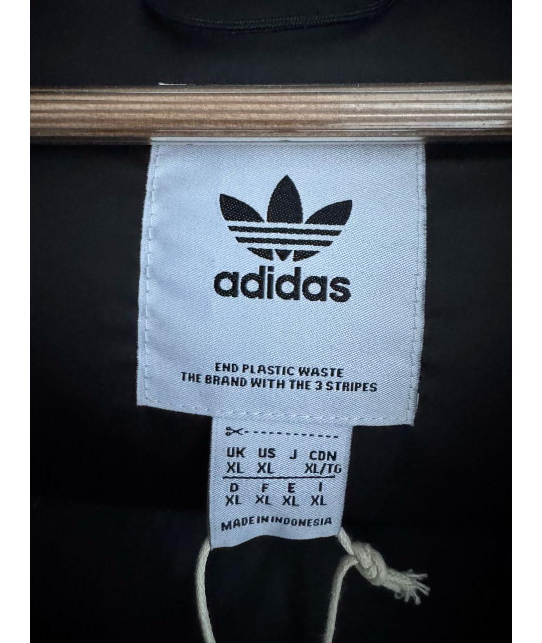 ADIDAS Черный полиэстеровый пуховик, фото 3