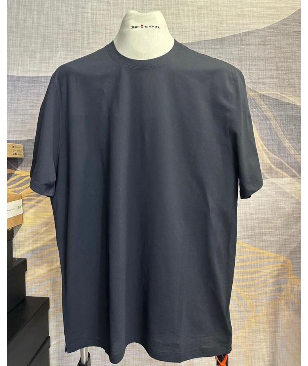 KIRED Темно-синяя хлопковая футболка, фото 4