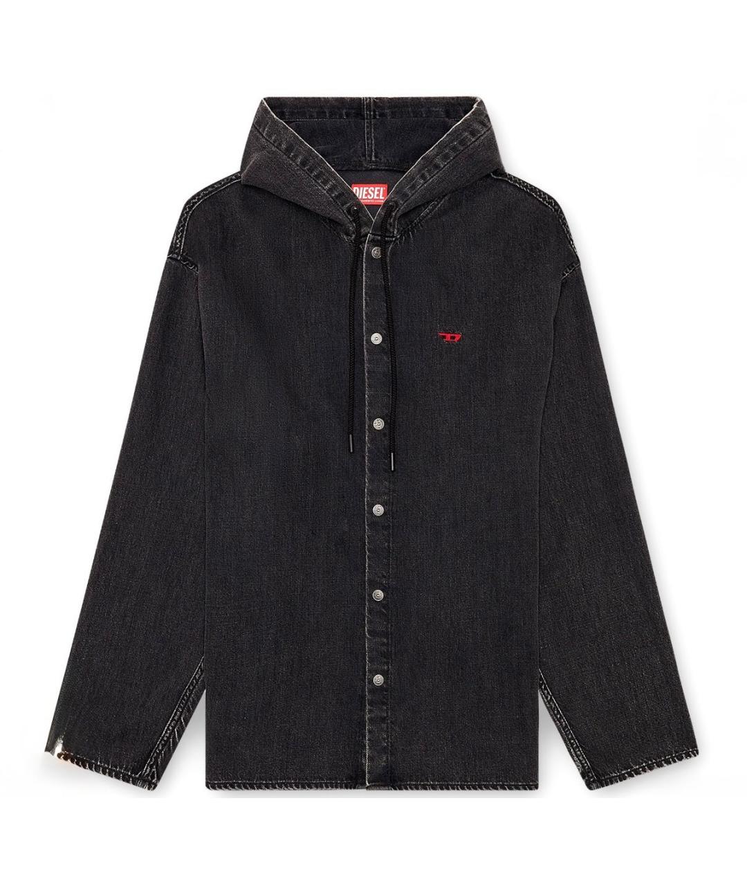 DIESEL Серая хлопковая кэжуал рубашка, фото 1