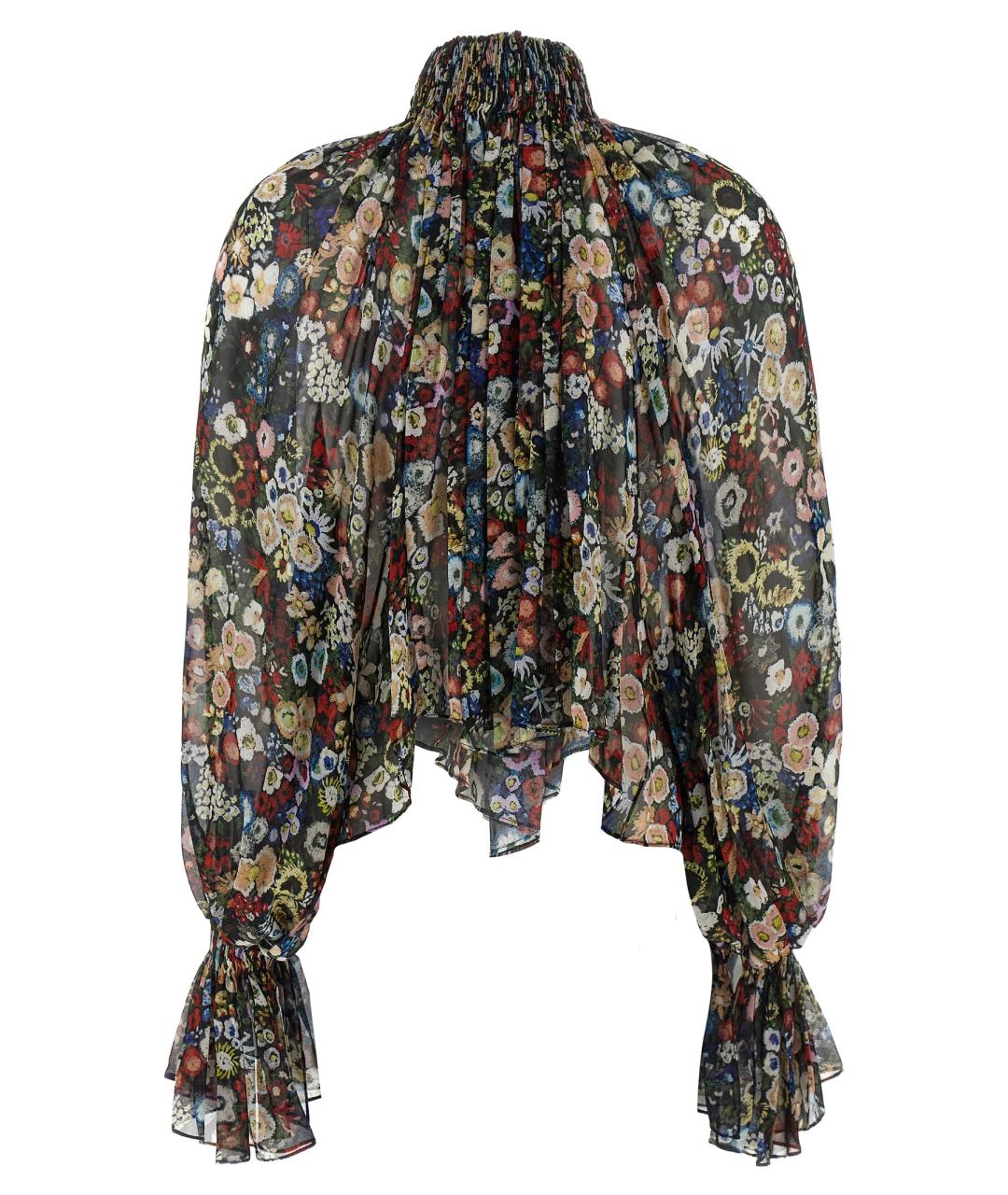 KHAITE Мульти шелковая блузы, фото 2