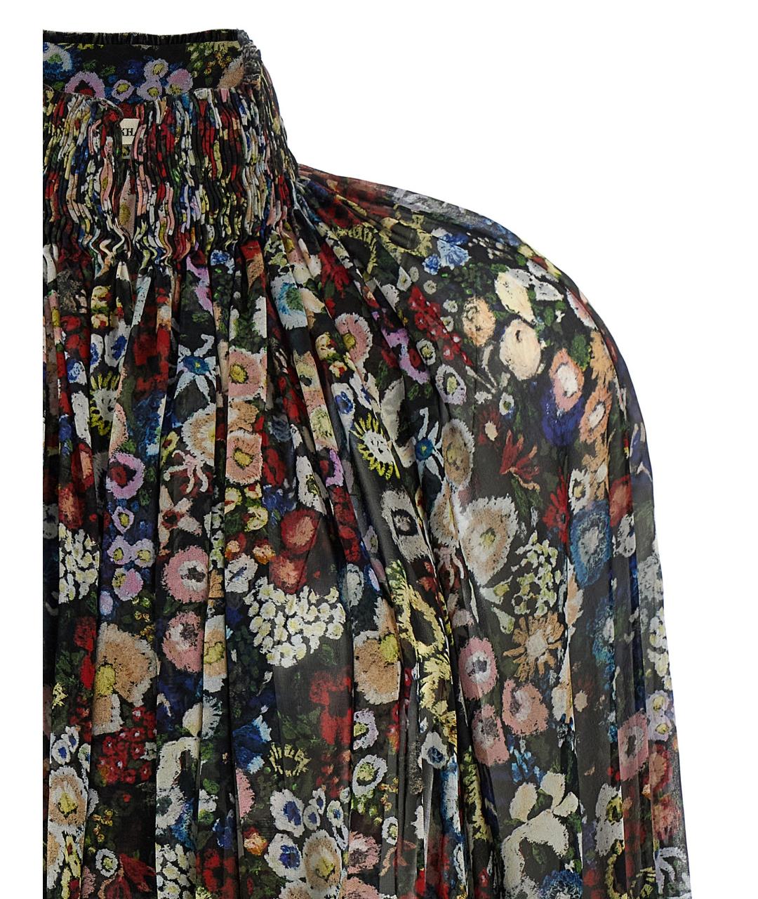 KHAITE Мульти шелковая блузы, фото 3