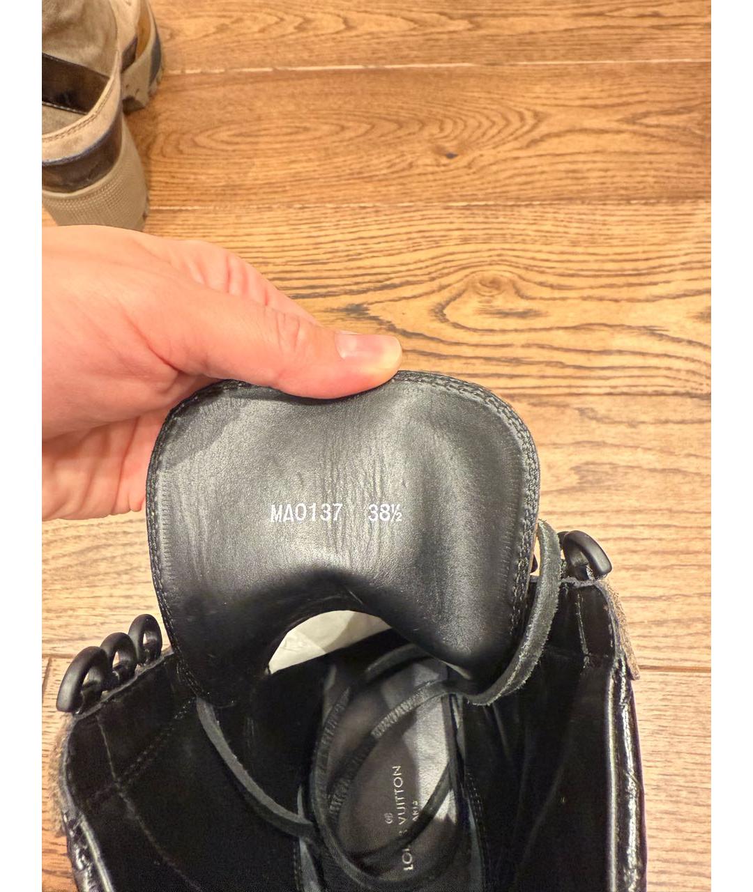 LOUIS VUITTON Коричневые замшевые ботинки, фото 7