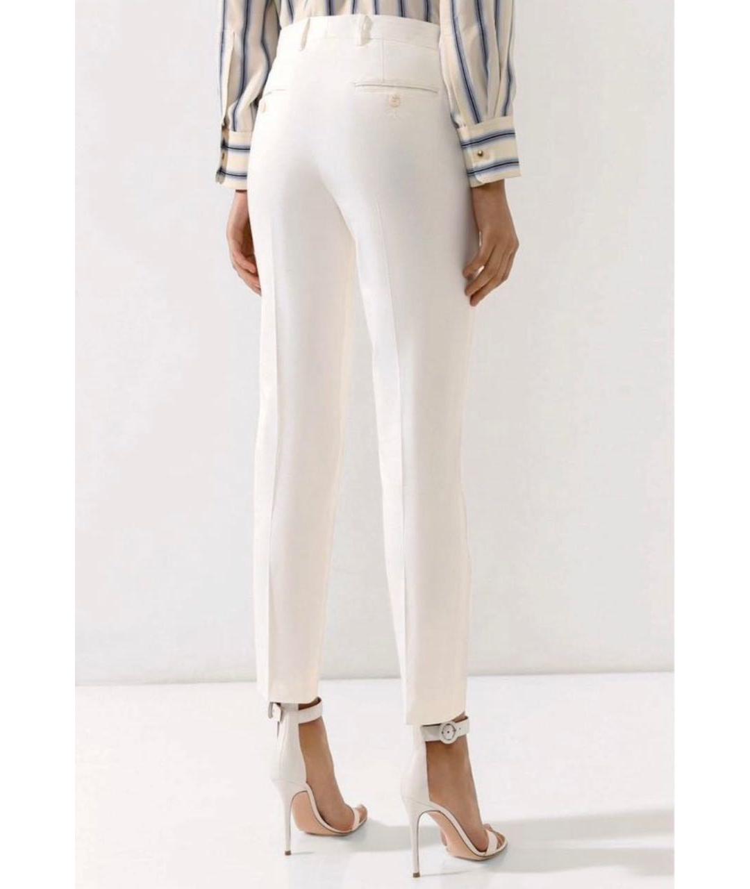 KITON Бежевые хлопковые брюки узкие, фото 3