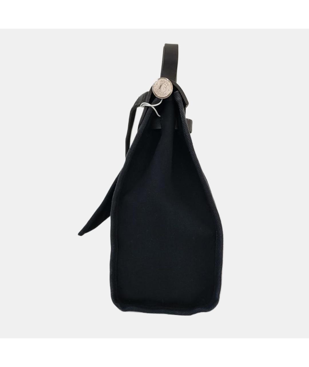 HERMES Черная кожаная сумка через плечо, фото 3