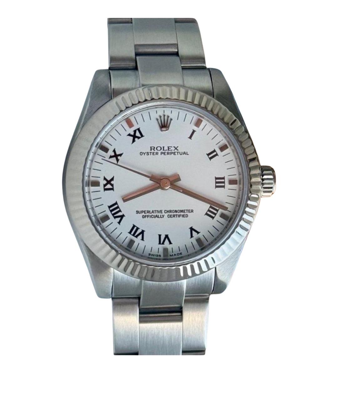 ROLEX Серебряные часы из белого золота, фото 1