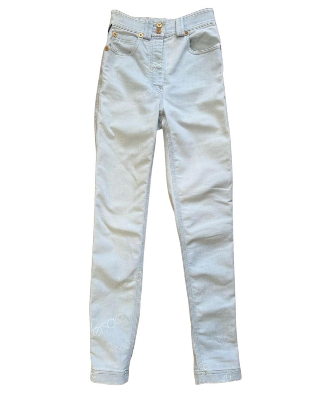 VERSACE Голубые джинсы слим, фото 1