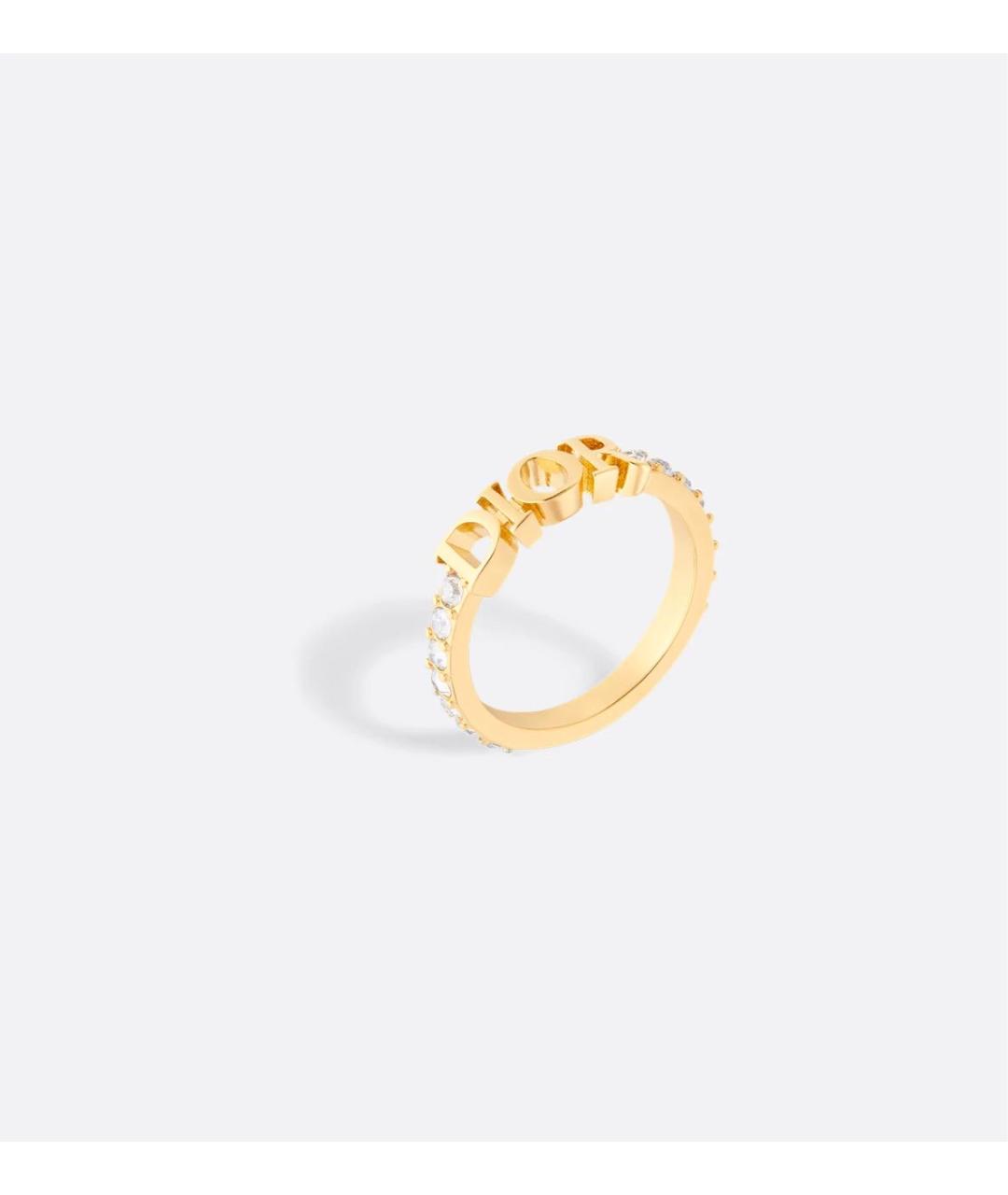 CHRISTIAN DIOR Золотое позолоченное кольцо, фото 7