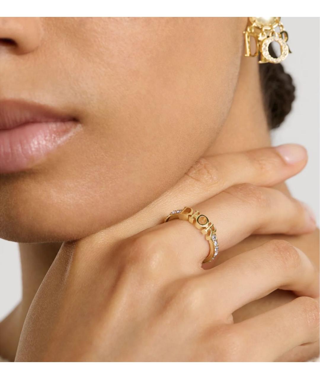 CHRISTIAN DIOR Золотое позолоченное кольцо, фото 5