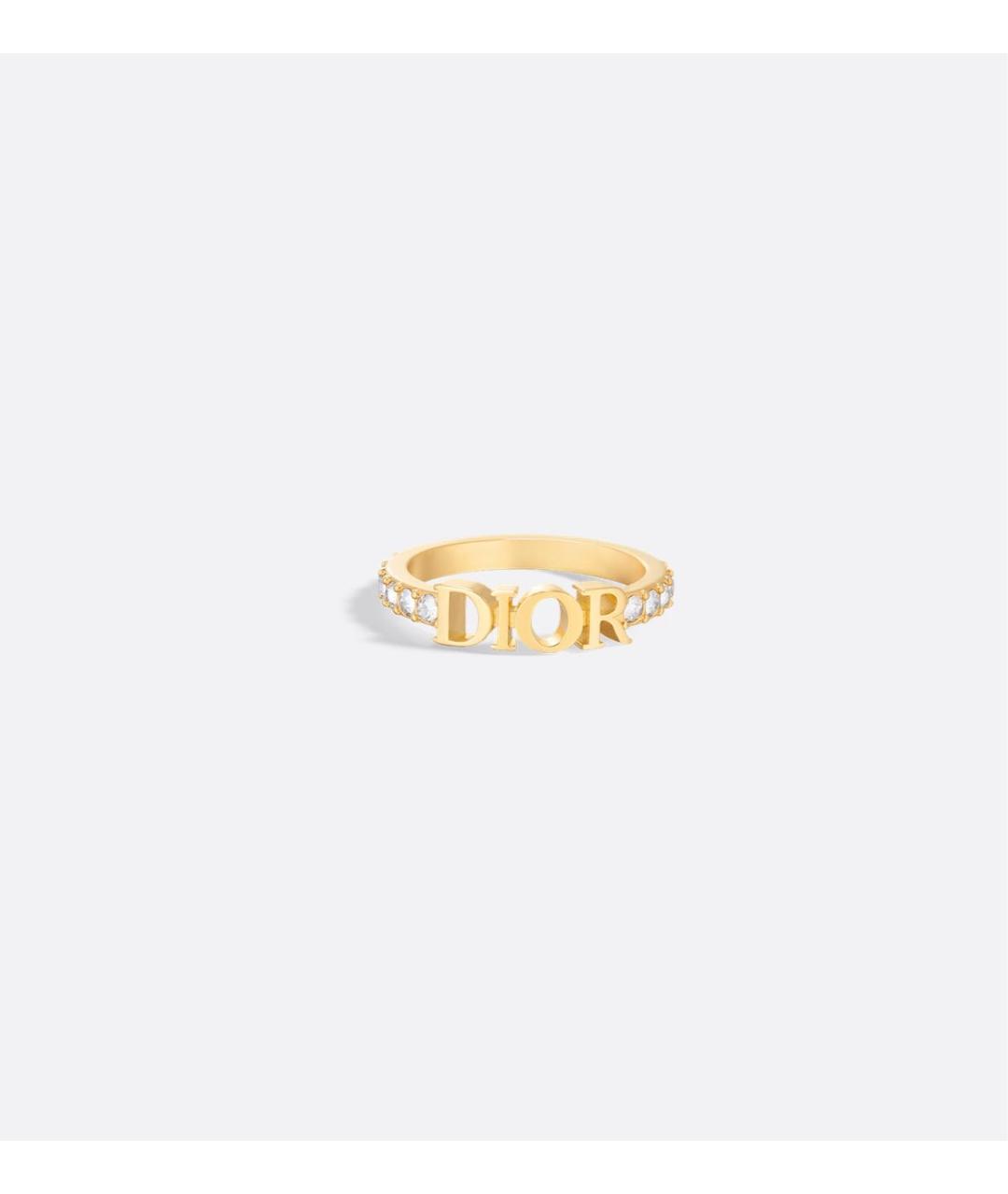 CHRISTIAN DIOR Золотое позолоченное кольцо, фото 2