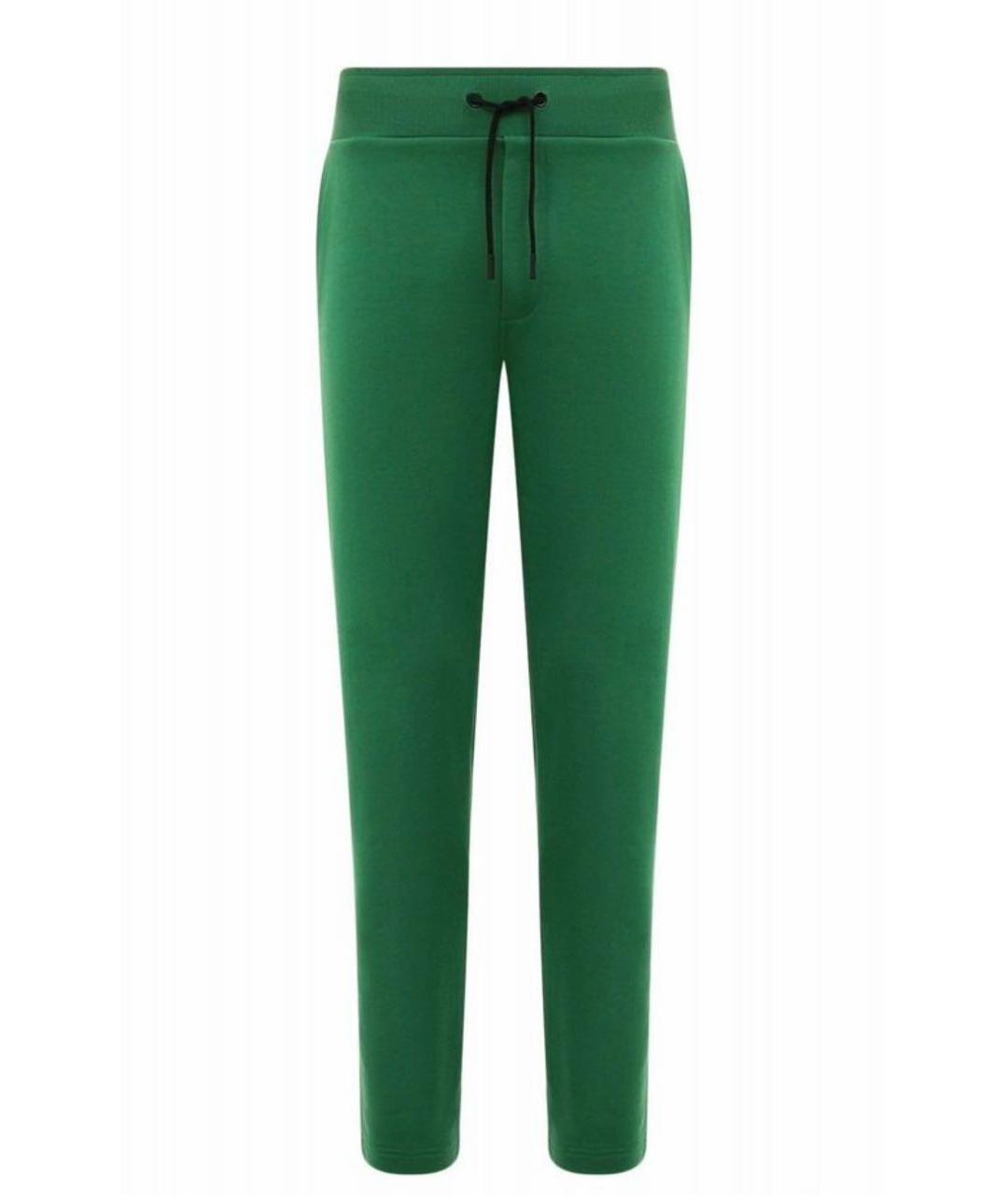 KITON Зеленые хлопковые повседневные брюки, фото 1