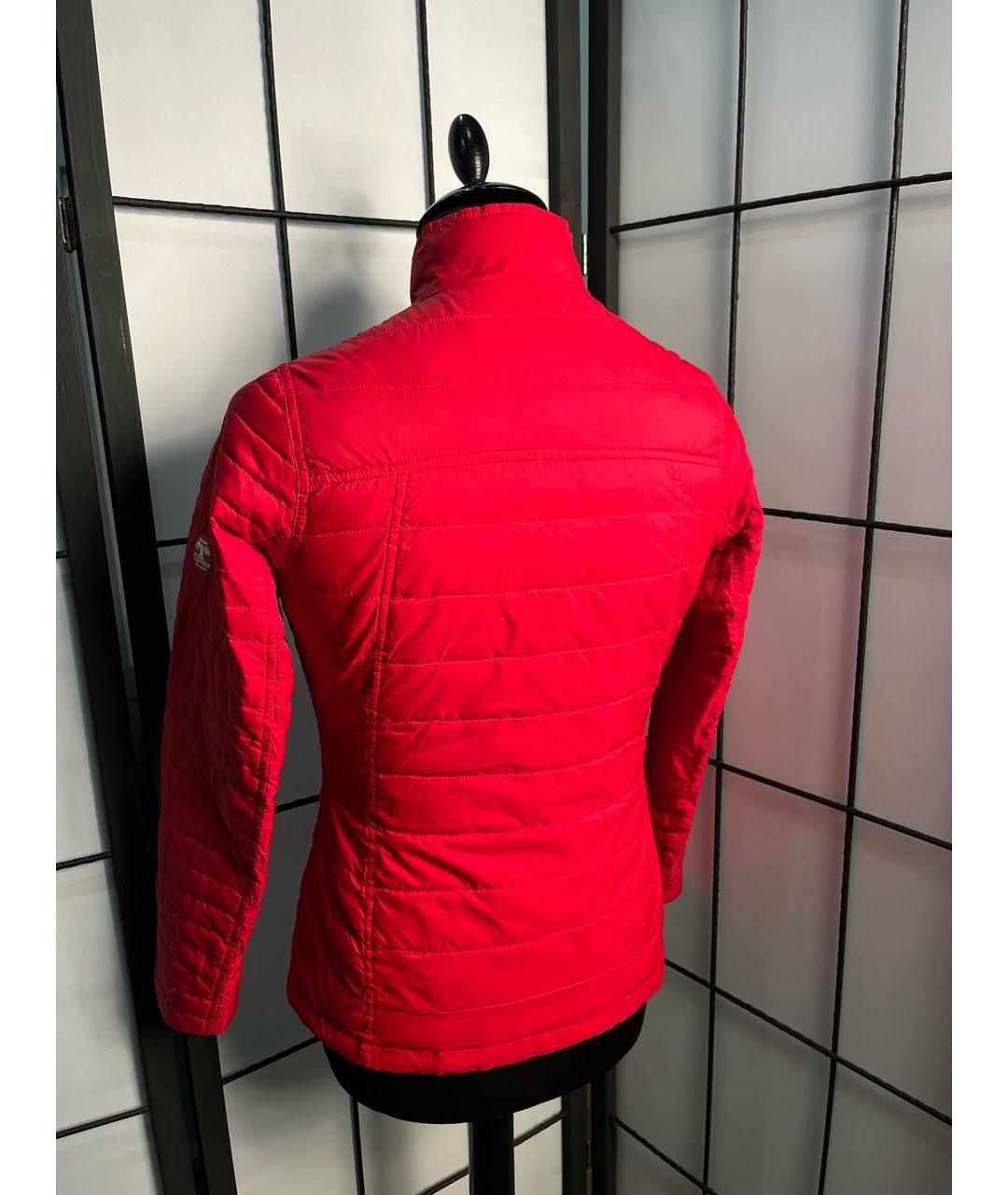 BARBOUR Красная полиамидовая куртка, фото 5