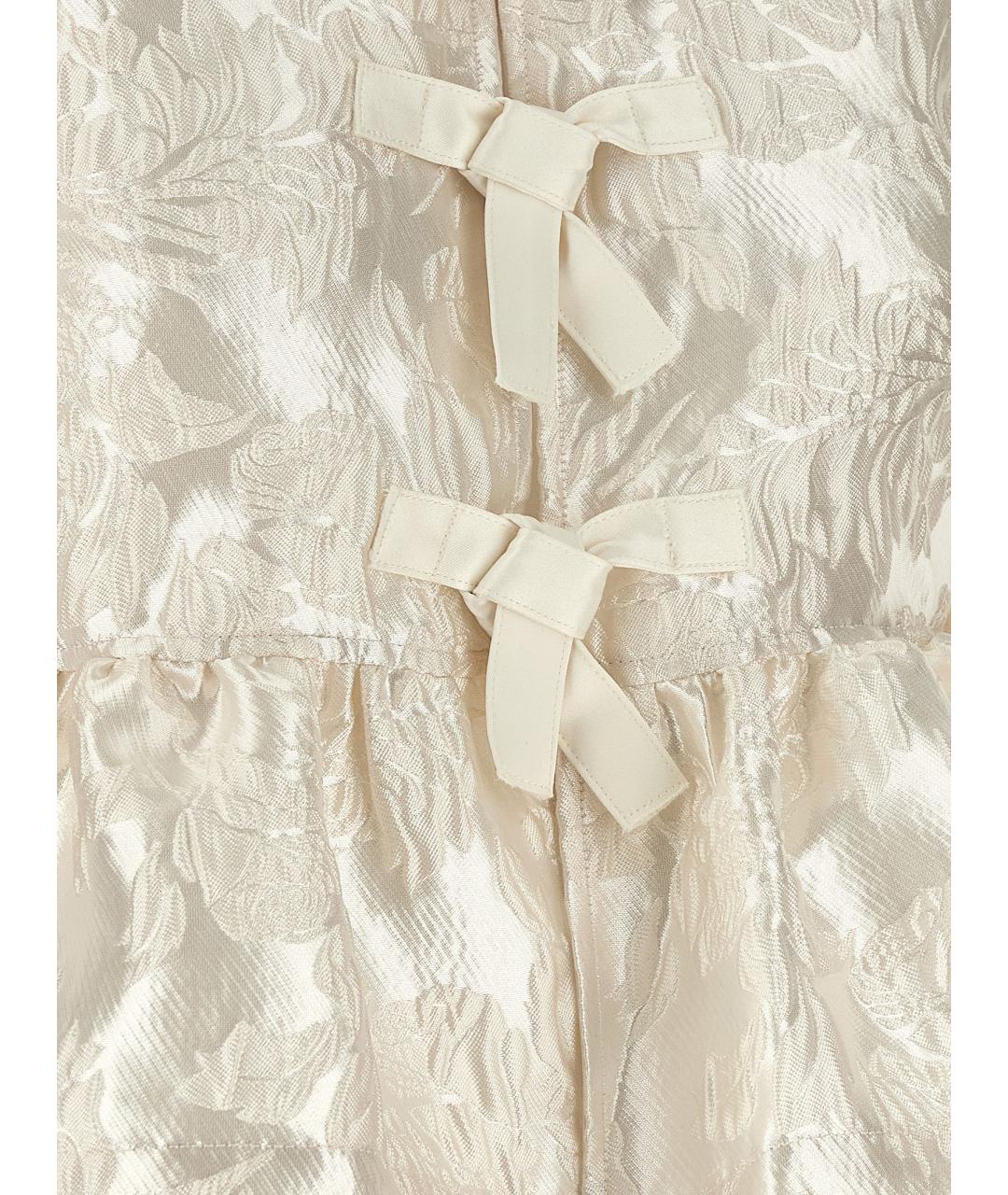 GANNI Белая полиэстеровая блузы, фото 4