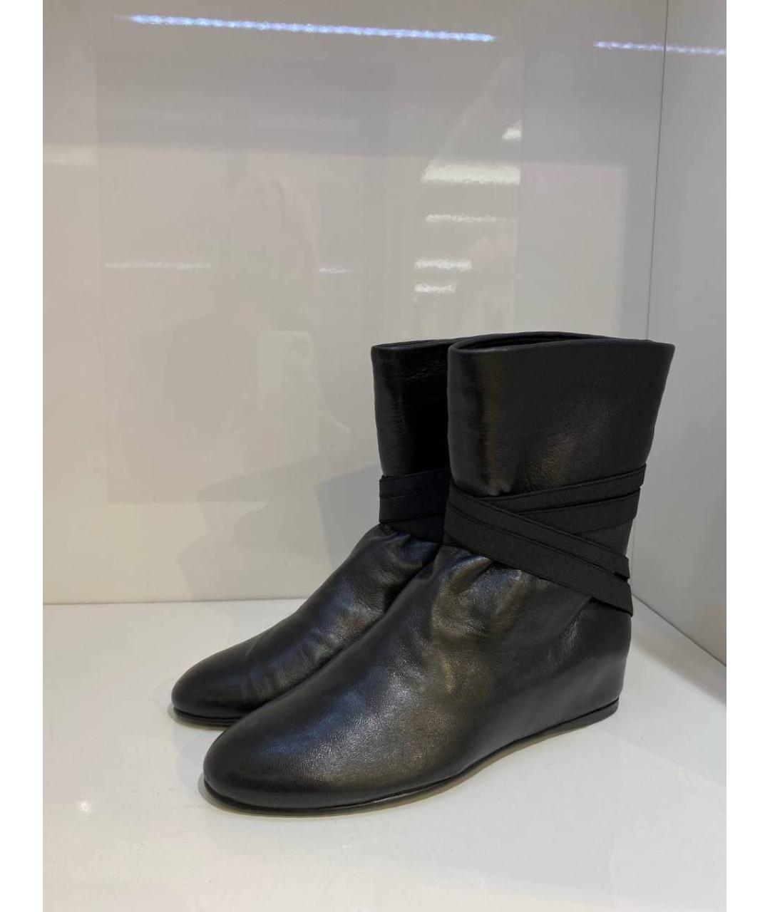 STUART WEITZMAN Черные кожаные ботинки, фото 4