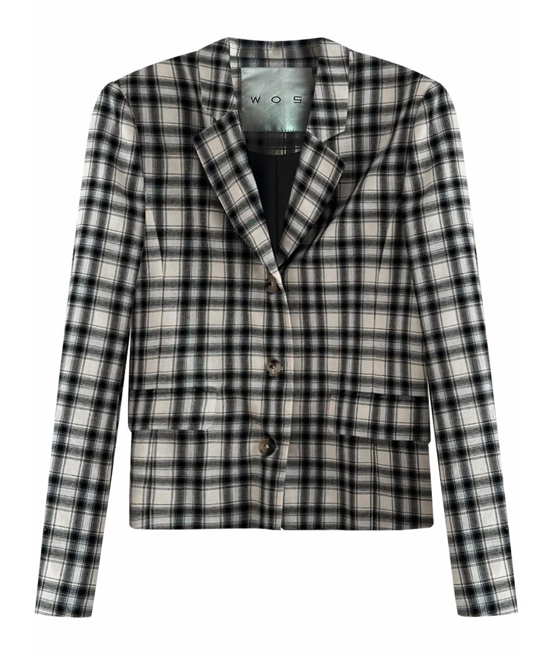 WALK OF SHAME Мульти хлопковый жакет/пиджак, фото 1