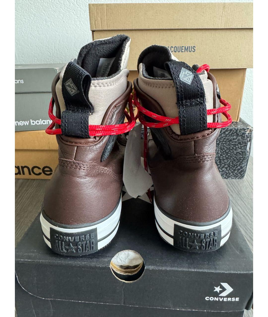 CONVERSE Коричневые кеды, фото 4