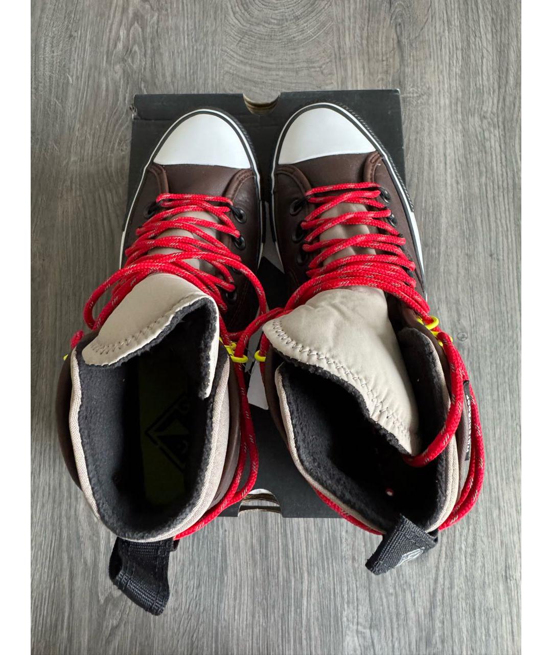 CONVERSE Коричневые кеды, фото 3