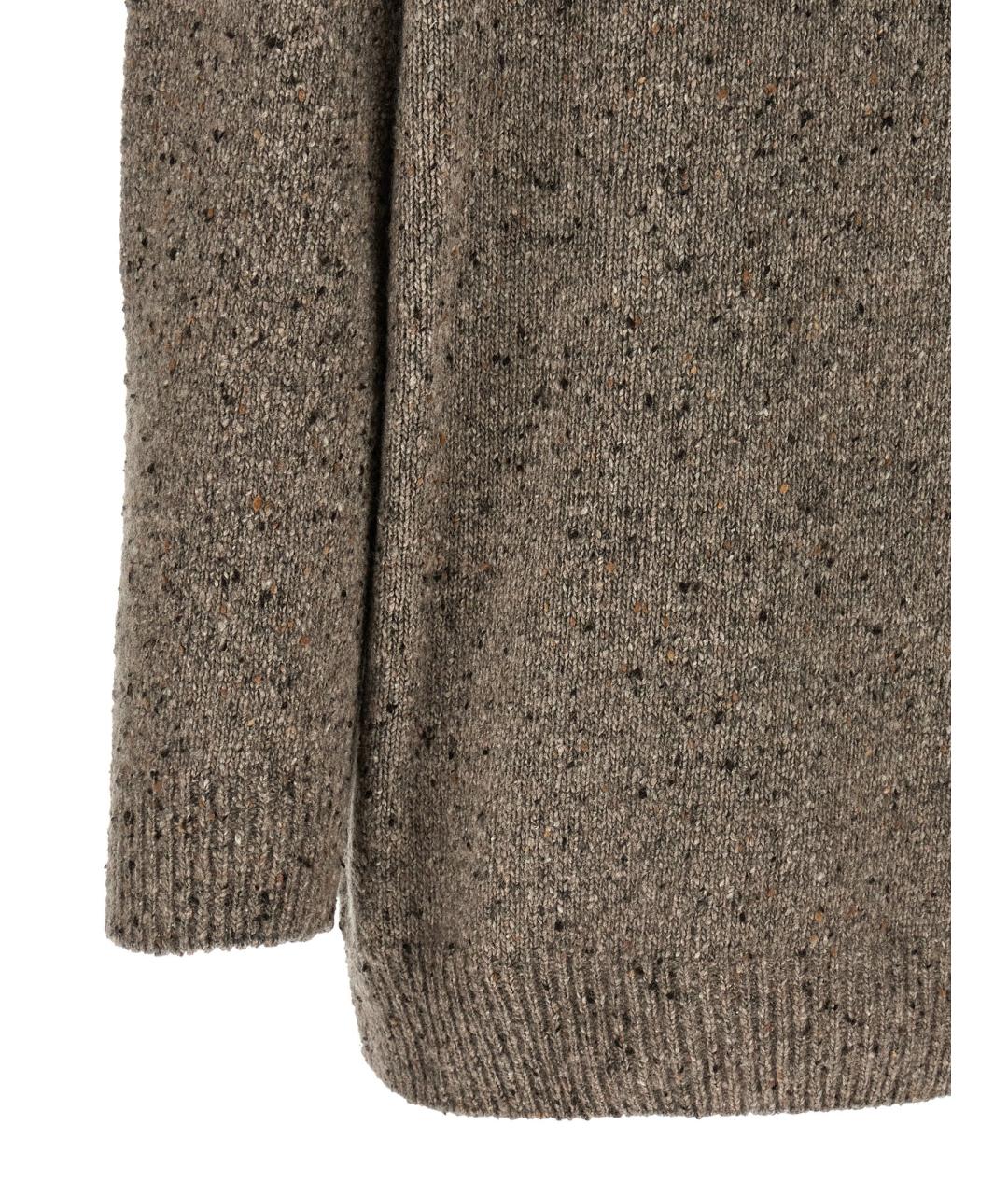 THE ROW Коричневый кашемировый джемпер / свитер, фото 4