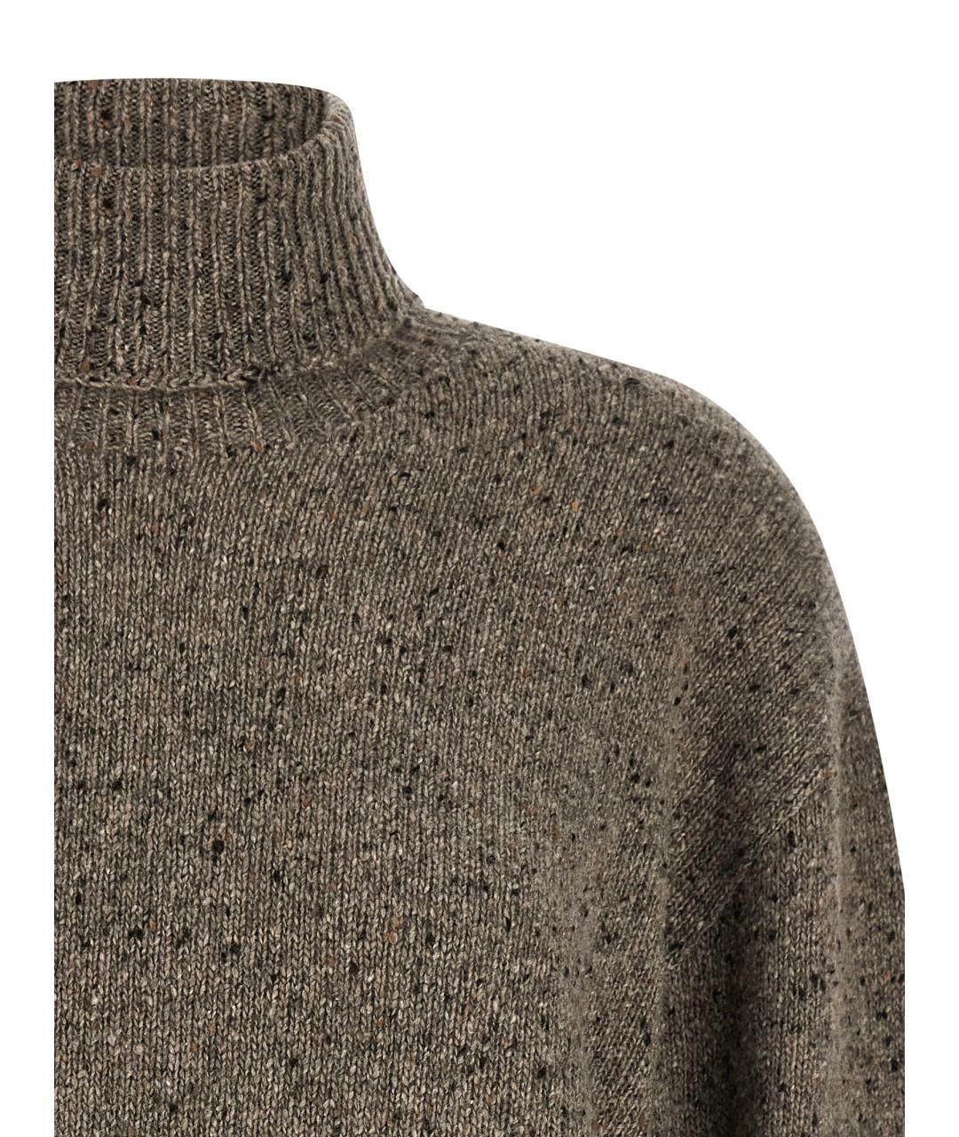 THE ROW Коричневый кашемировый джемпер / свитер, фото 3