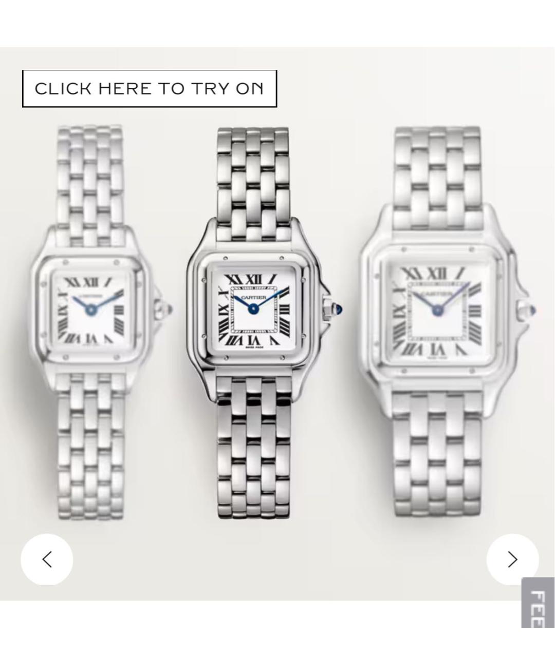 CARTIER Серебряные стальные часы, фото 2