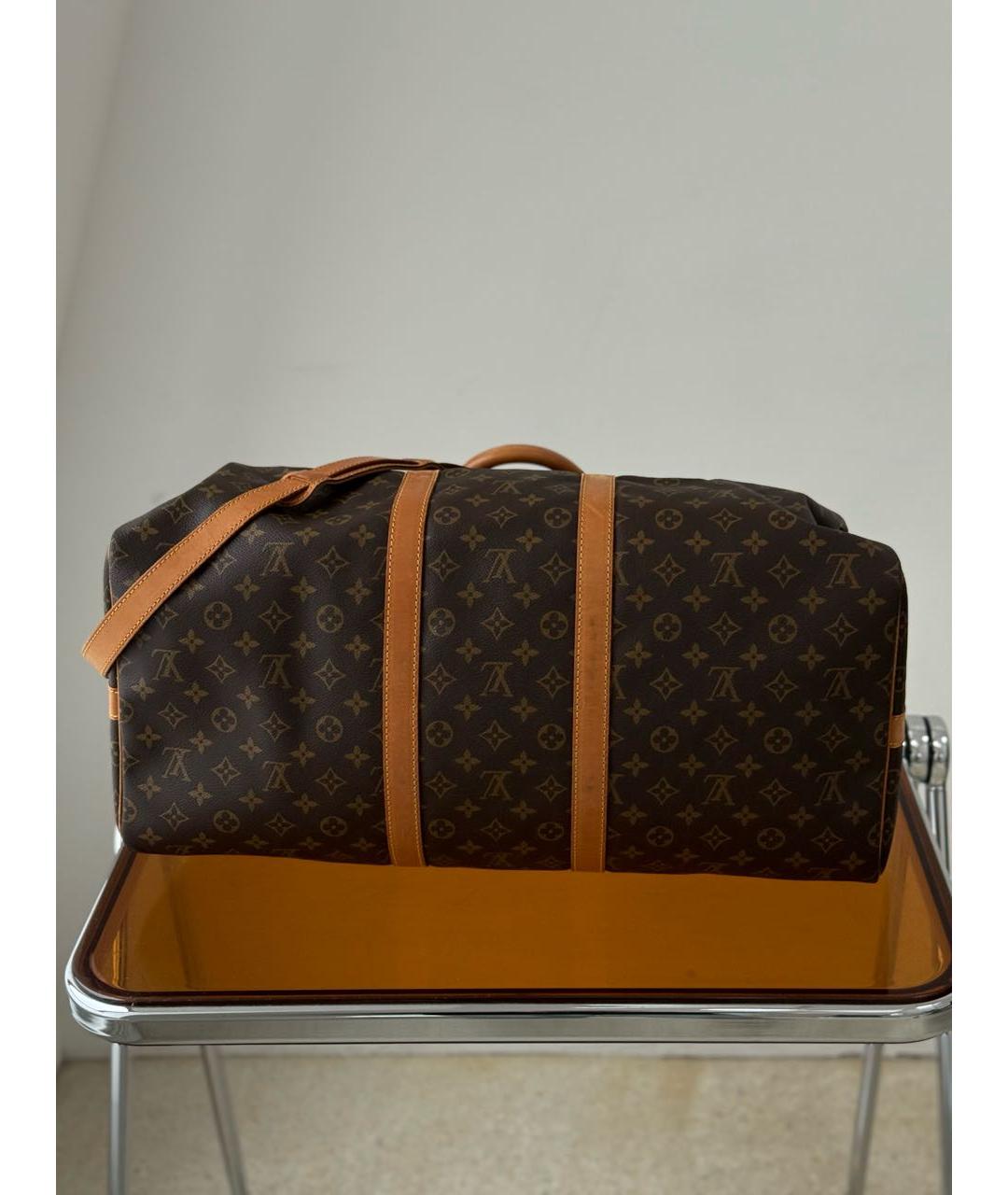 LOUIS VUITTON Коричневая дорожная/спортивная сумка, фото 6