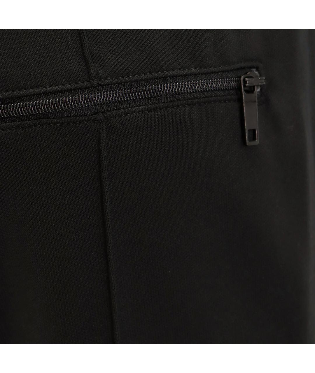 COURREGES Черные полиэстеровые прямые брюки, фото 3