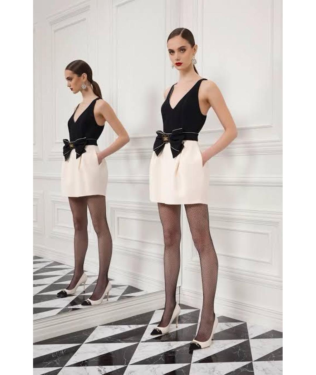 ELISABETTA FRANCHI Зеленые коктейльное платье, фото 5