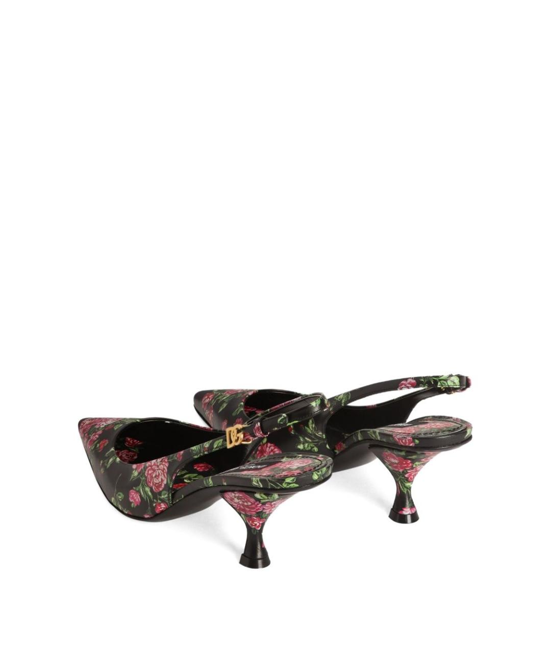 DOLCE&GABBANA Мульти кожаные туфли, фото 3