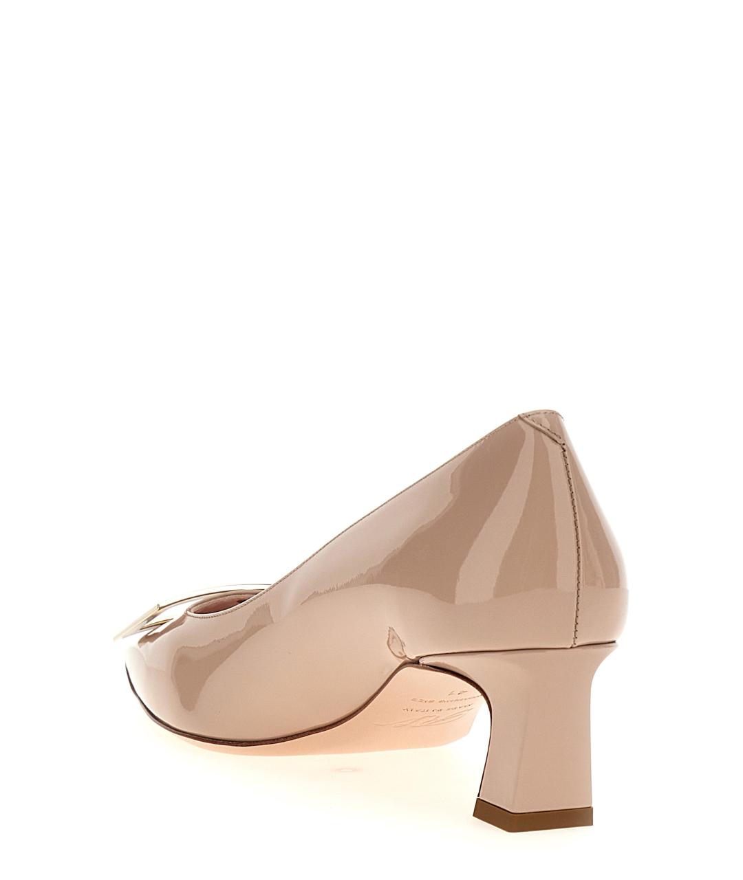 ROGER VIVIER Розовые кожаные туфли, фото 3