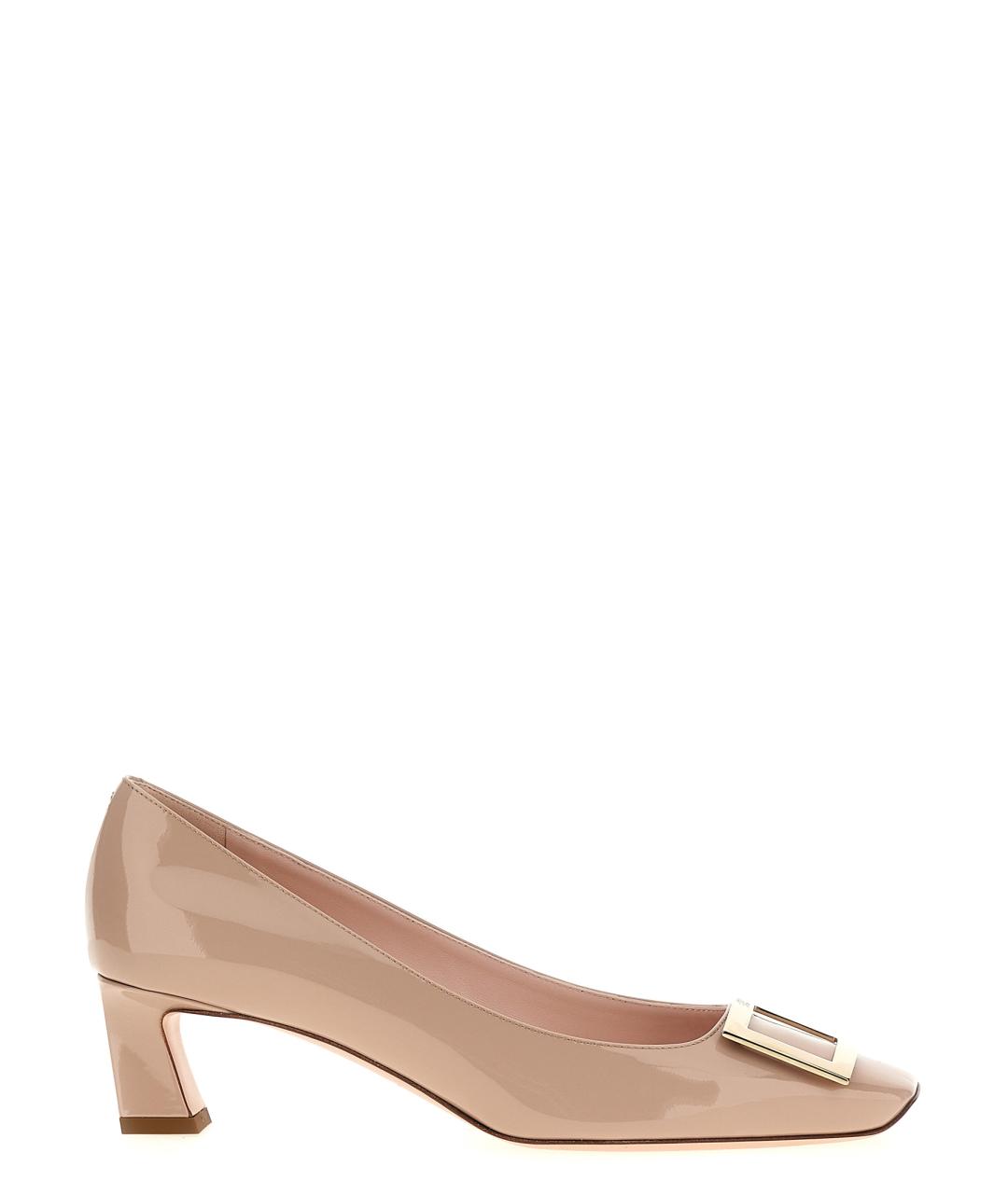 ROGER VIVIER Розовые кожаные туфли, фото 1