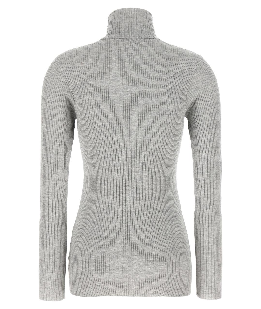 BRUNELLO CUCINELLI Серая кашемировая водолазка, фото 2