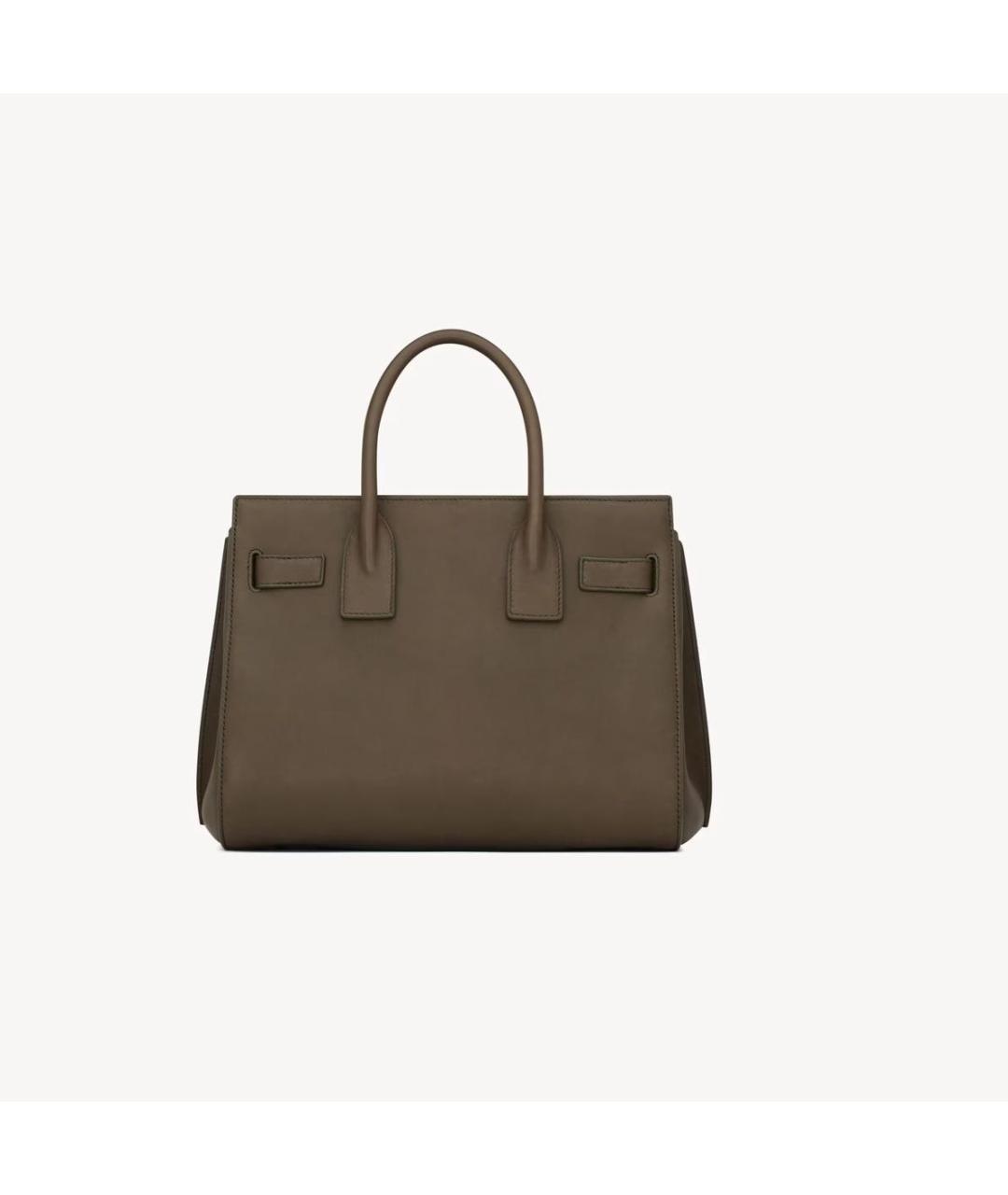 SAINT LAURENT Кожаная сумка тоут, фото 3