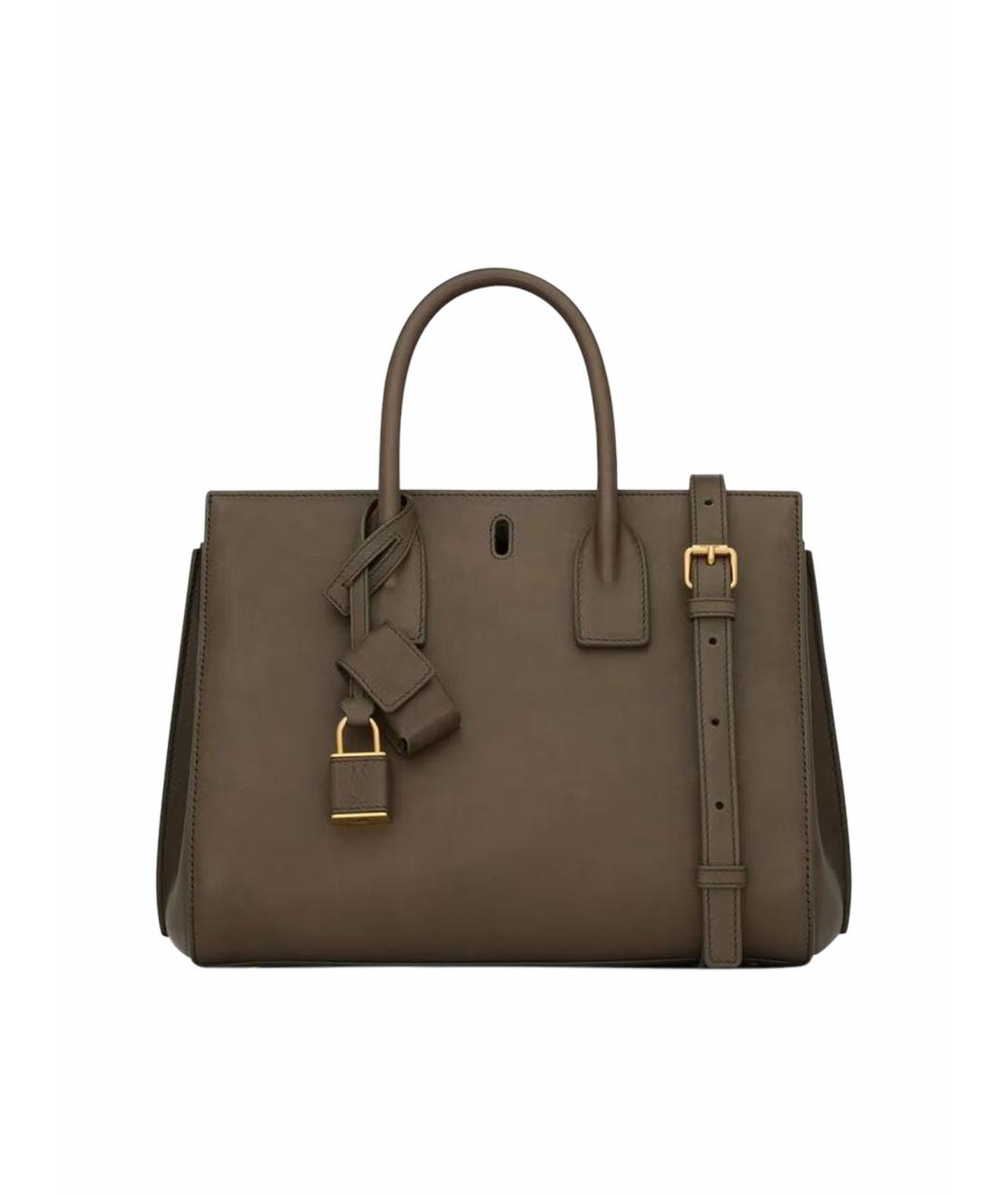 SAINT LAURENT Кожаная сумка тоут, фото 1