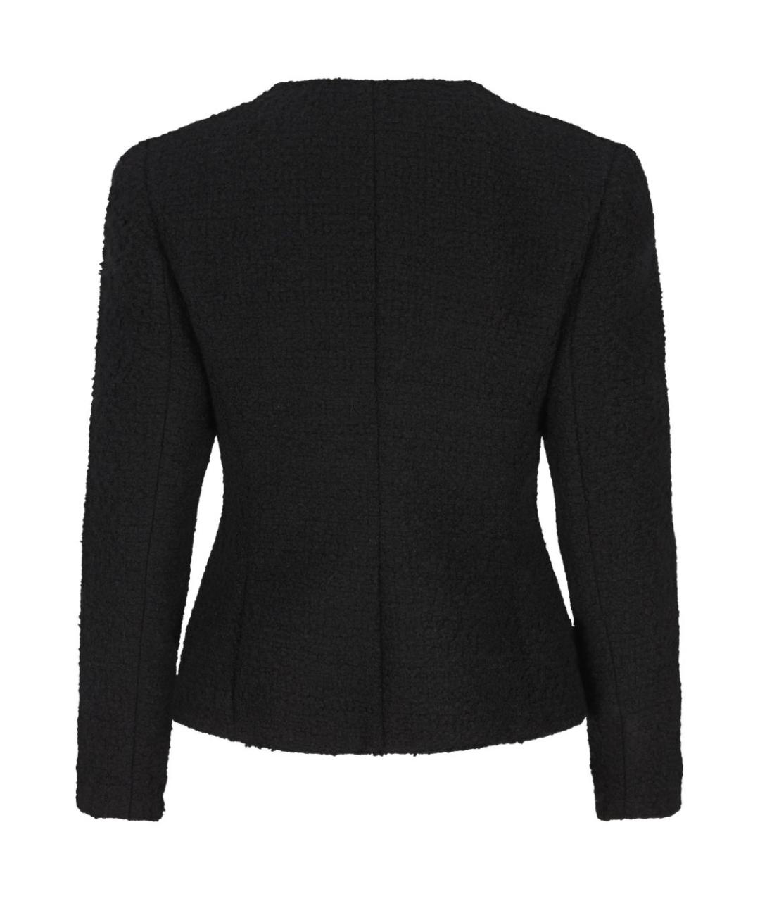 CELINE Черный шерстяной жакет/пиджак, фото 2