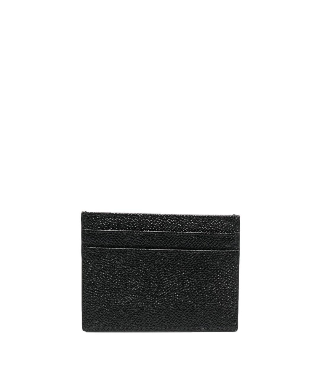 DOLCE&GABBANA Черный кожаный кардхолдер, фото 6