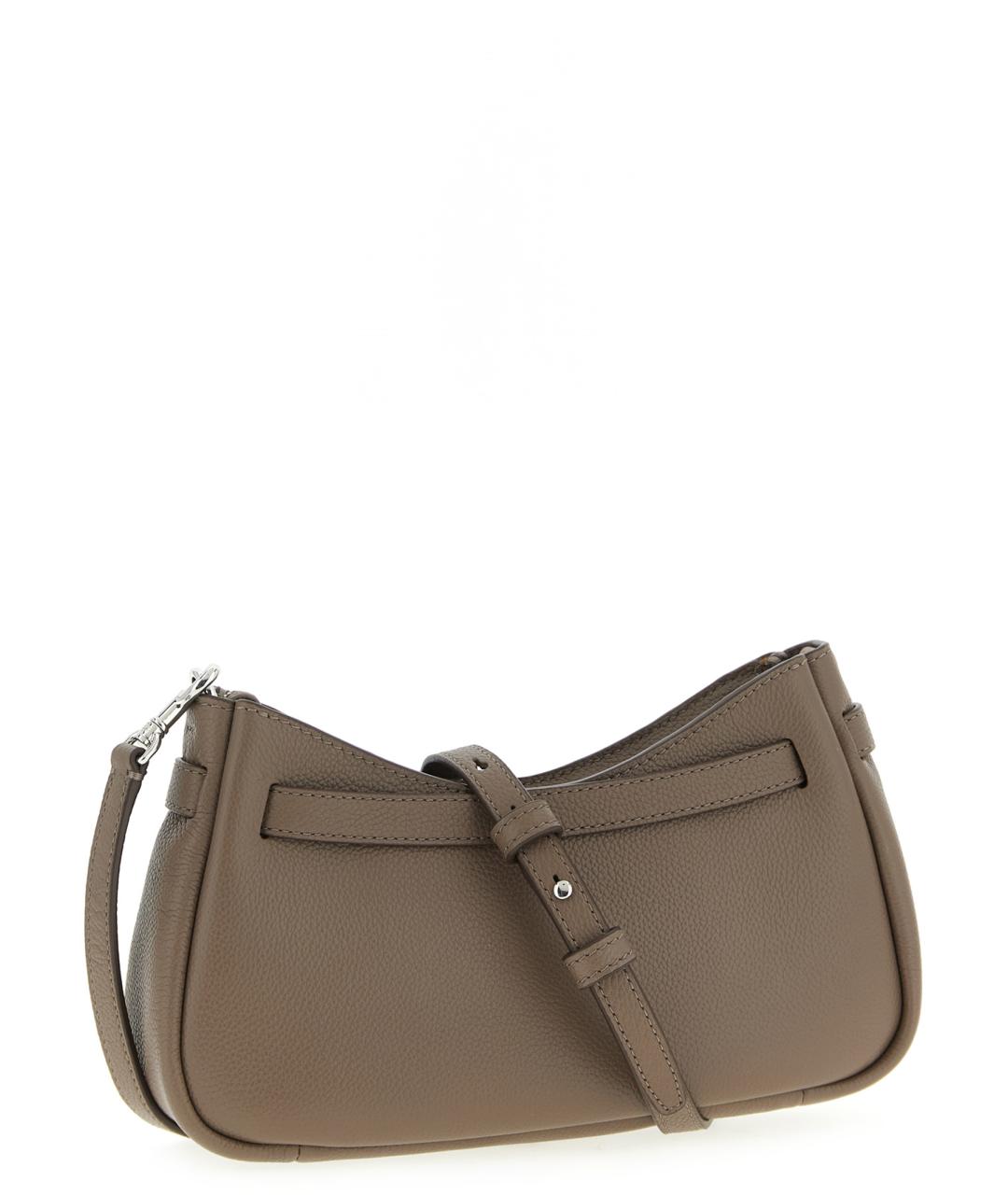 TORY BURCH Коричневая кожаная сумка через плечо, фото 2