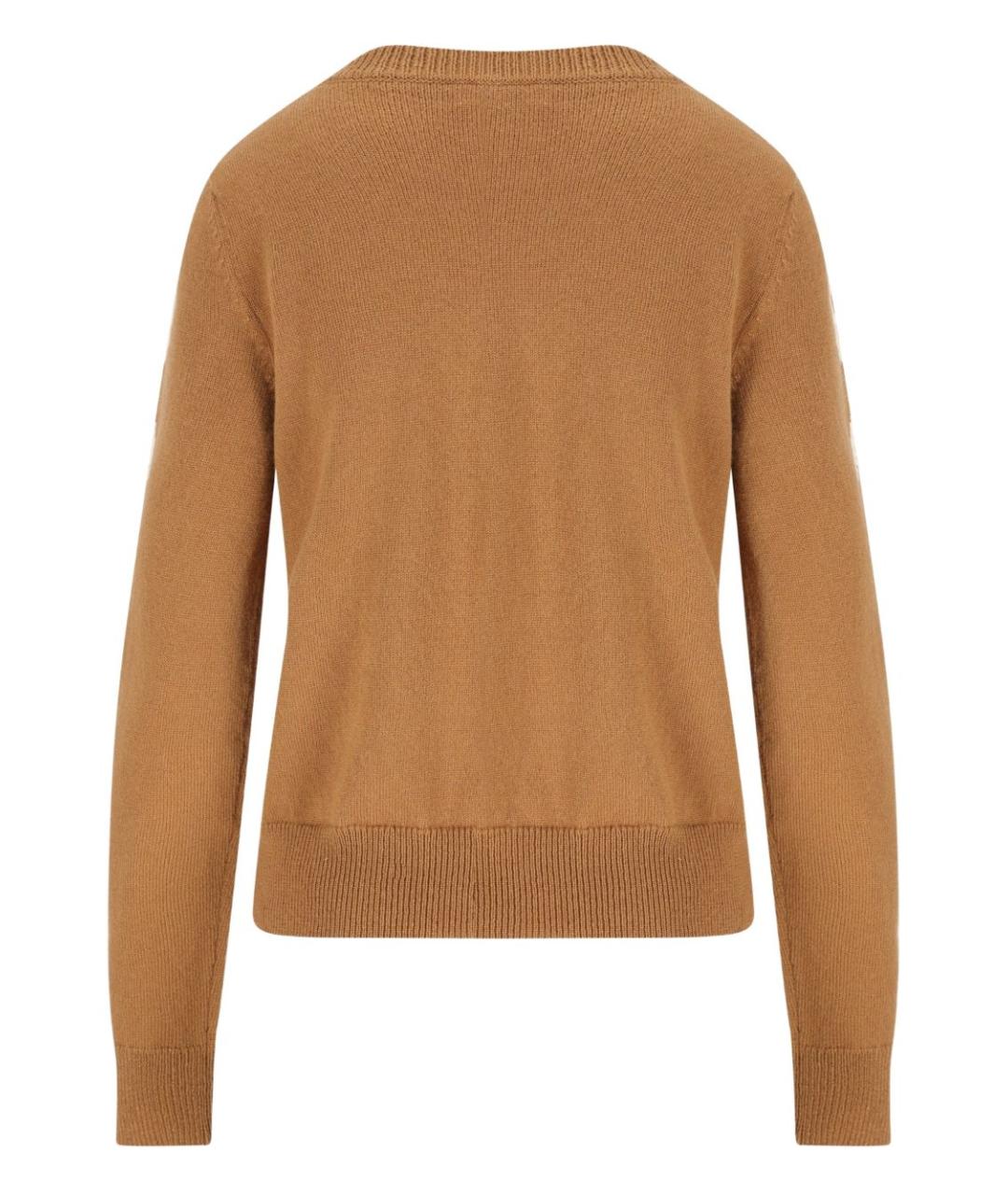 CELINE Бежевый шерстяной джемпер / свитер, фото 4