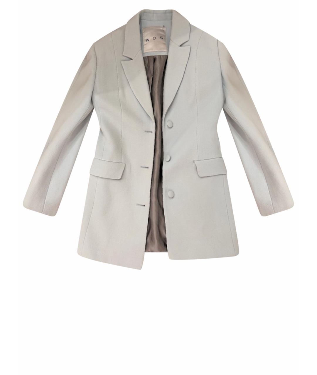 WALK OF SHAME Голубой шерстяной жакет/пиджак, фото 1