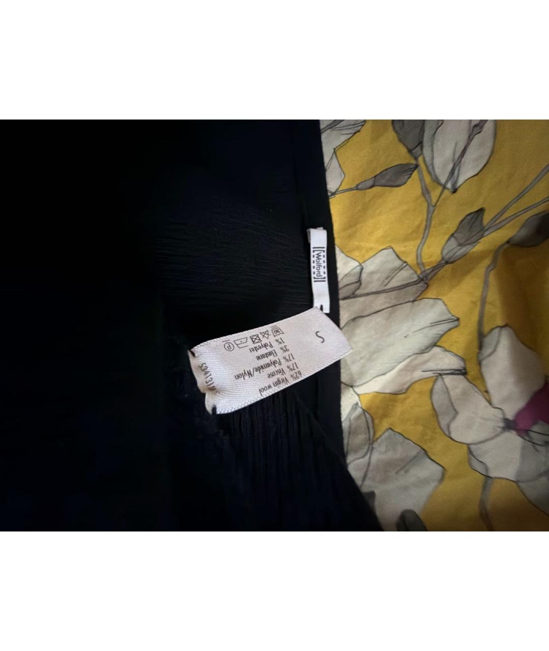 WOLFORD Черная шерстяная юбка миди, фото 3