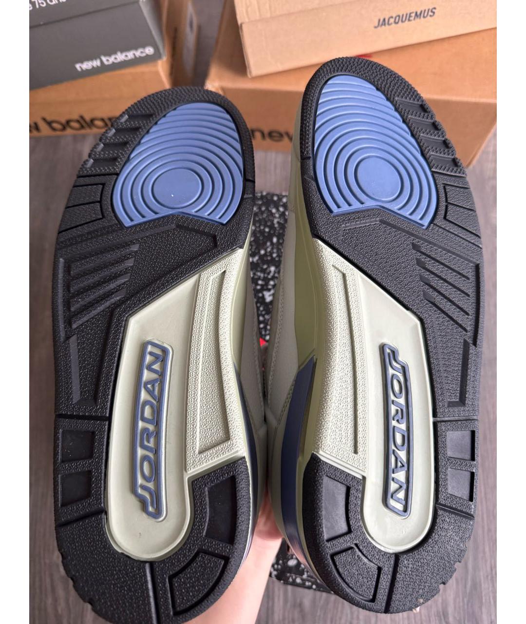JORDAN Мульти кожаные низкие кроссовки / кеды, фото 5