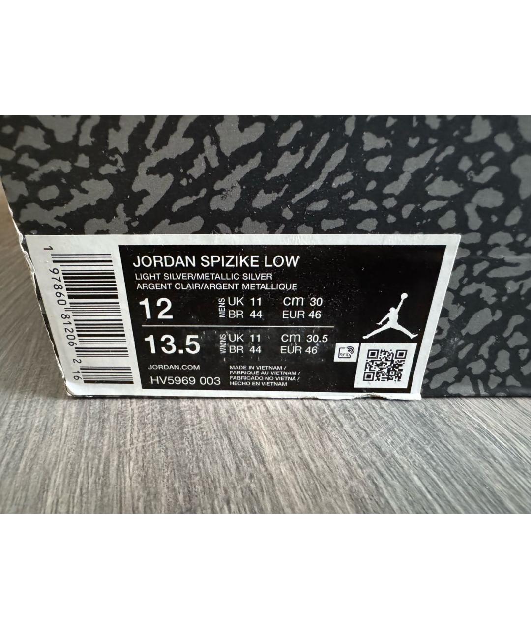 JORDAN Мульти кожаные низкие кроссовки / кеды, фото 7