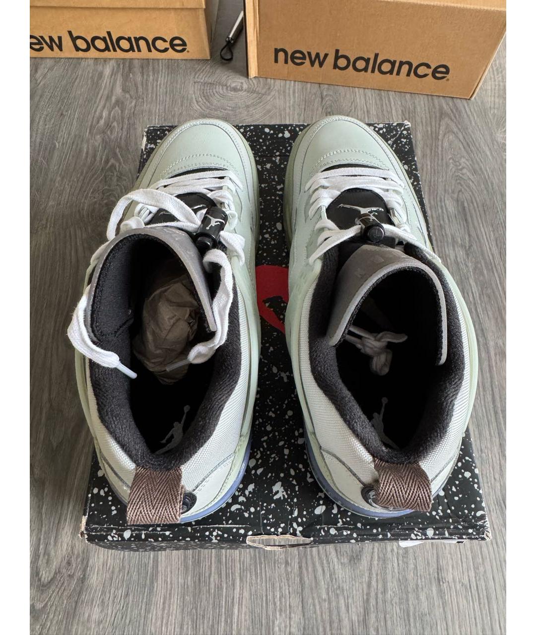 JORDAN Мульти кожаные низкие кроссовки / кеды, фото 3