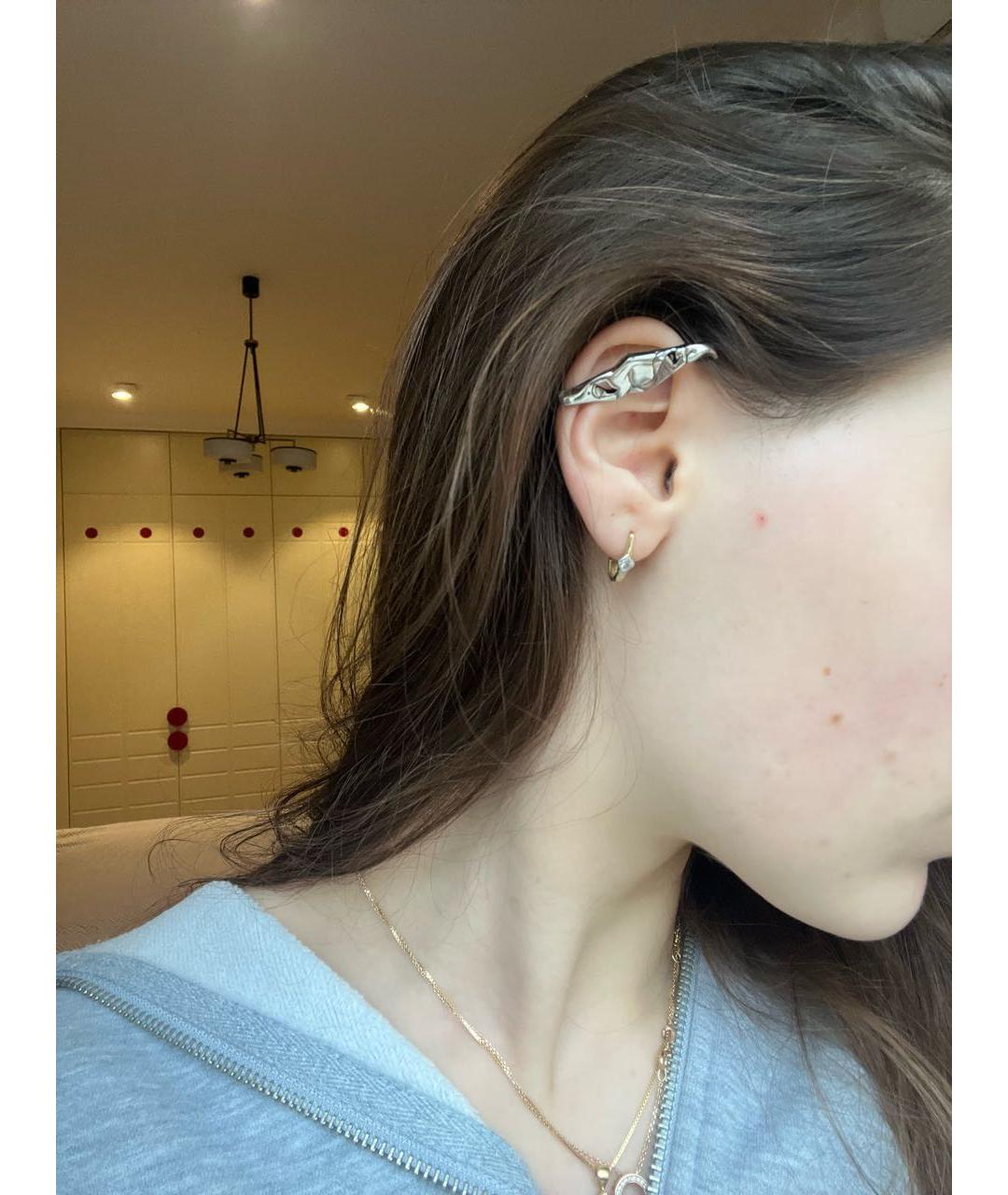 ALEXANDER MCQUEEN Серебряные серебряные серьги, фото 6