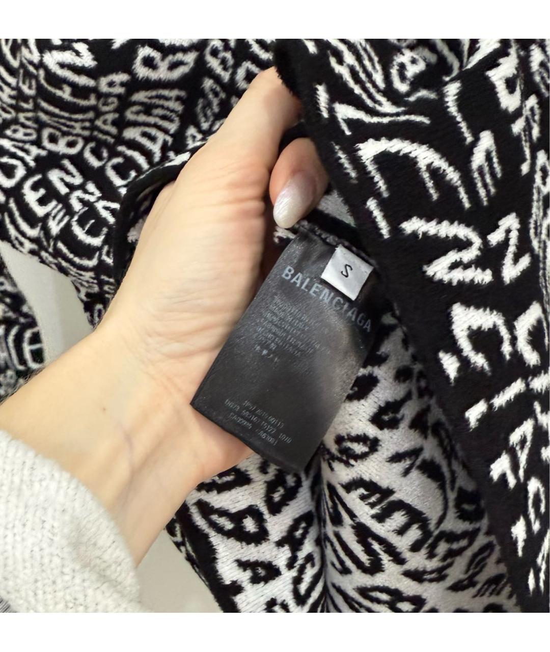 BALENCIAGA Черная вискозная водолазка, фото 5