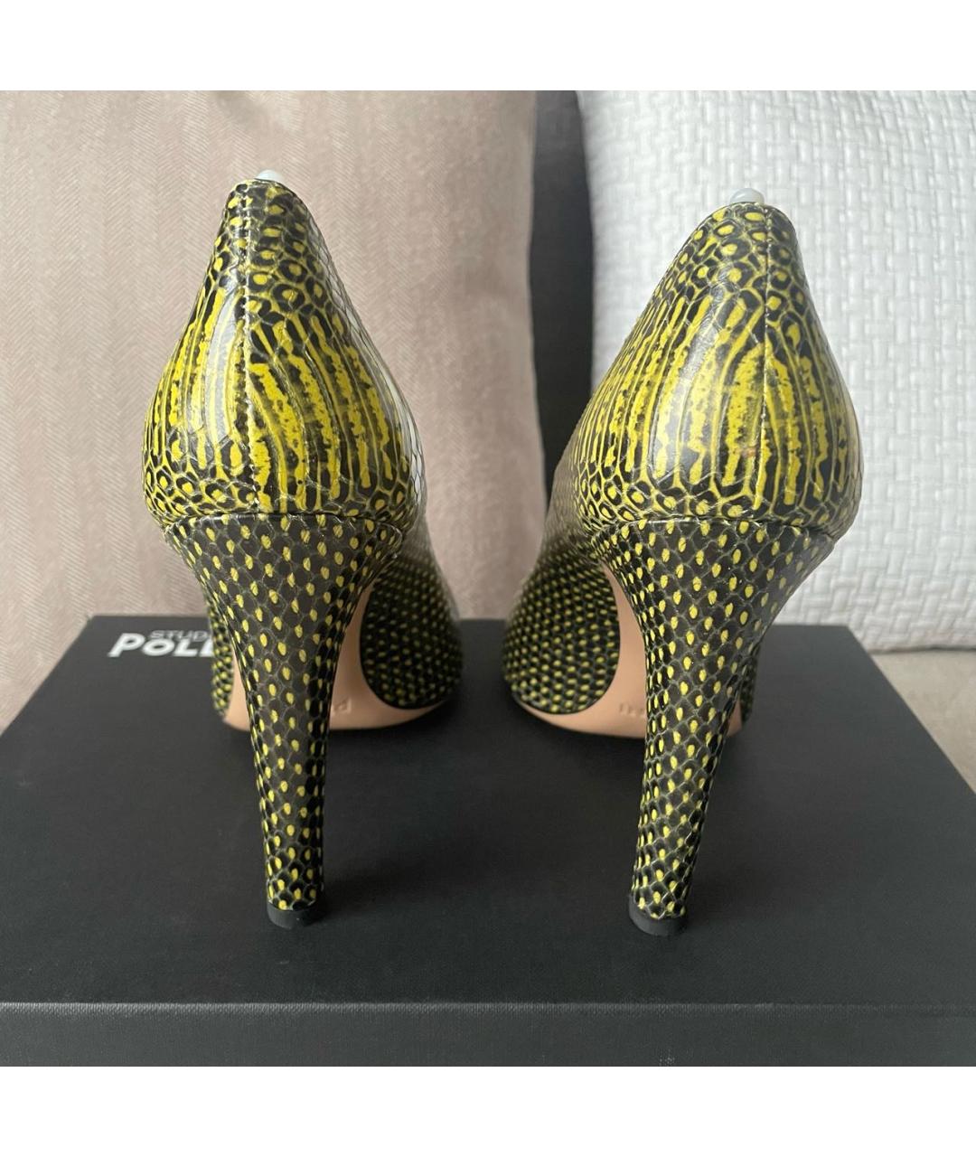 POLLINI Мульти кожаные туфли, фото 4