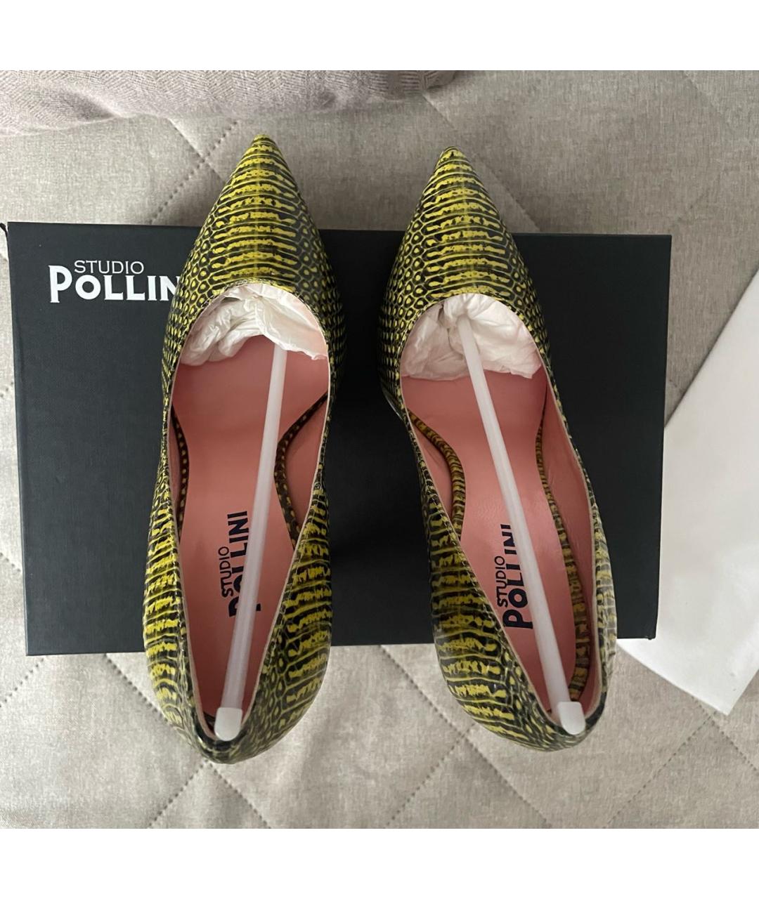 POLLINI Мульти кожаные туфли, фото 3