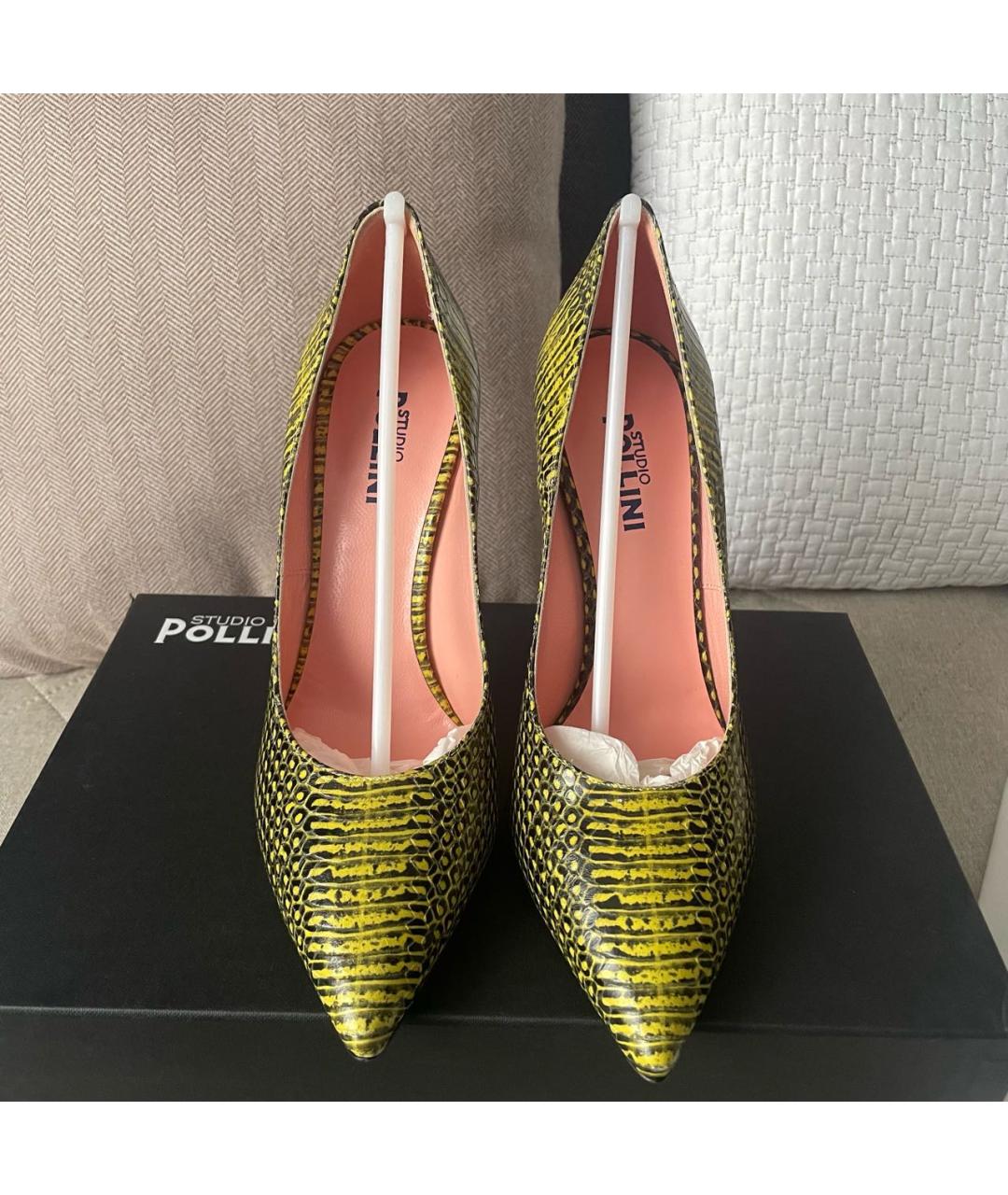 POLLINI Мульти кожаные туфли, фото 2