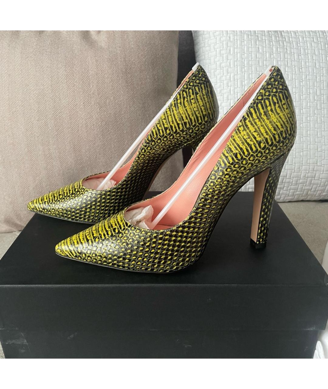 POLLINI Мульти кожаные туфли, фото 5