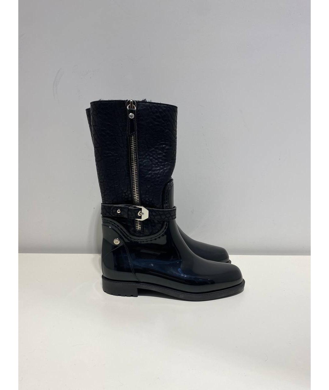 STUART WEITZMAN Черные ботинки из лакированной кожи, фото 2