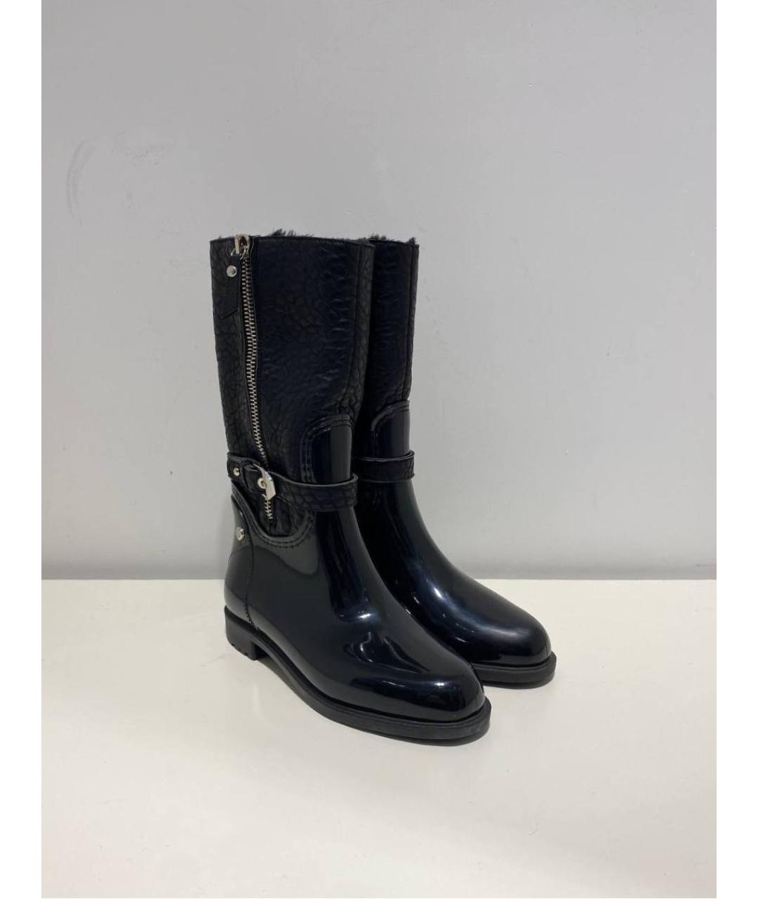 STUART WEITZMAN Черные ботинки из лакированной кожи, фото 4